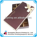 Offset printed clear cardboard custom food chocolate packaging box